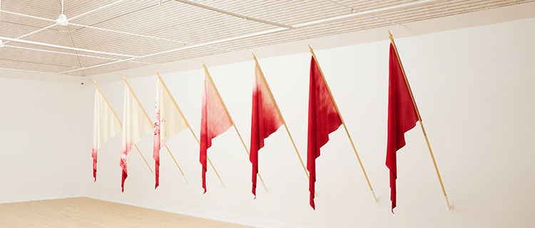 The exhibition Red Flags